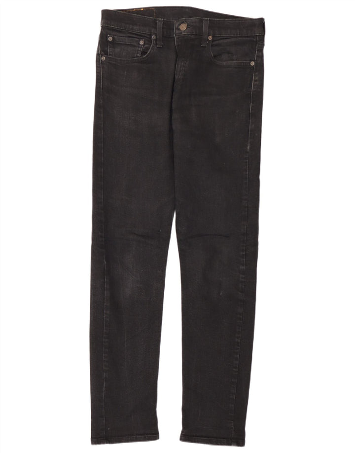 Levi's Mens 512 Slim Tapered Jeans W32 L31 Black Cotton
