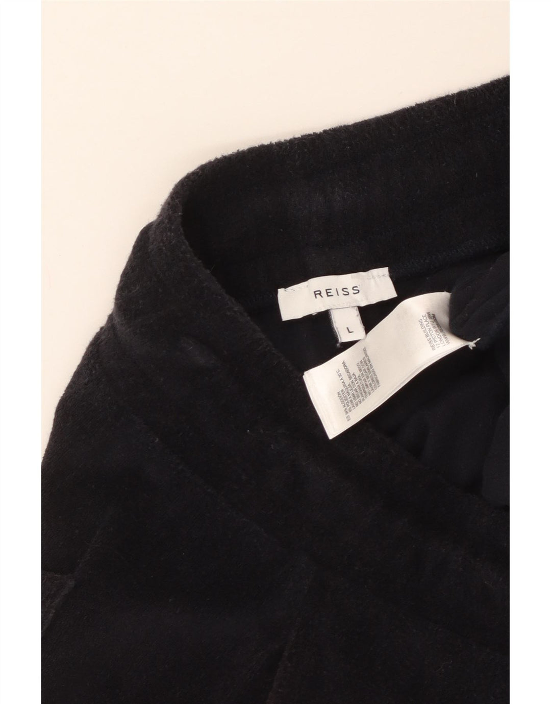 REISS Mens Sport Shorts Large  Black Cotton