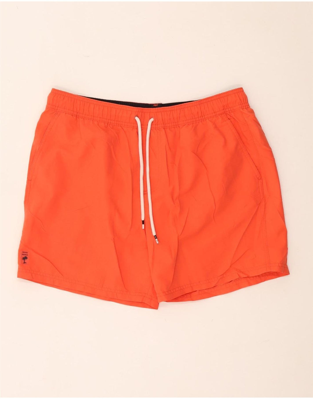 Marks & Spencer Mens Swimming Shorts Large  Orange Polyester