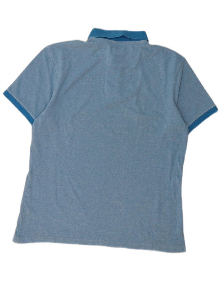 Barbour Mens Polo Shirt XL Blue Cotton
