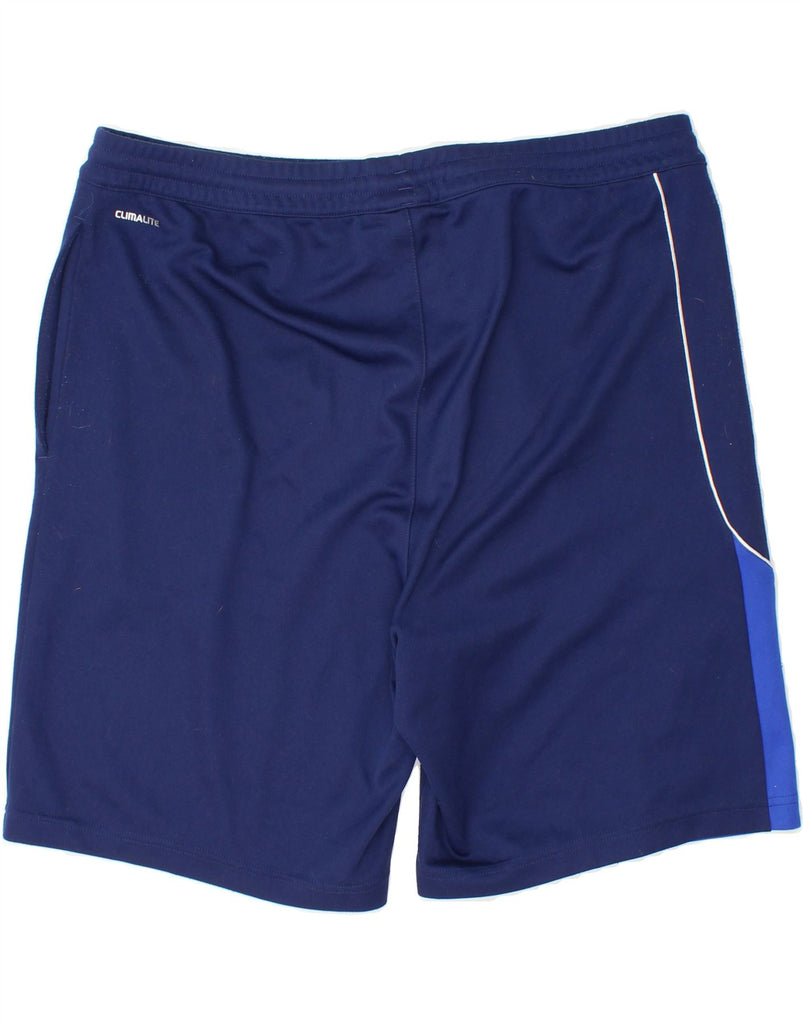 ADIDAS Mens Climalite Sport Shorts XL Navy Blue Polyester Vintage Adidas and Second-Hand Adidas from Messina Hembry 