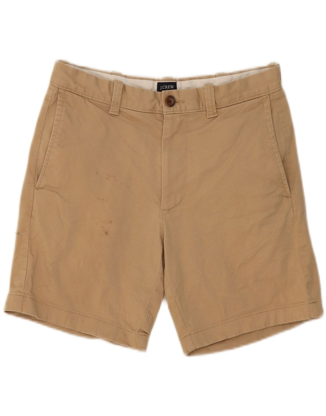 J. CREW Mens Chino Shorts W29 Small Beige Cotton Vintage J. Crew and Second-Hand J. Crew from Messina Hembry 