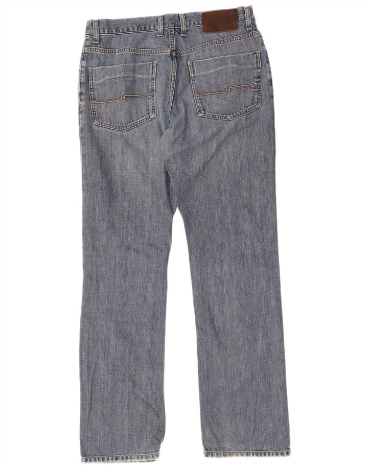 Tommy Hilfiger Mens Straight Jeans W34 L34 Blue Cotton