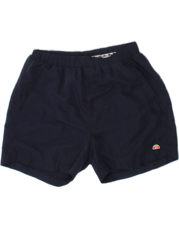 ELLESSE Boys Sport Shorts 11-12 Years Navy Blue Polyester Vintage Ellesse and Second-Hand Ellesse from Messina Hembry 