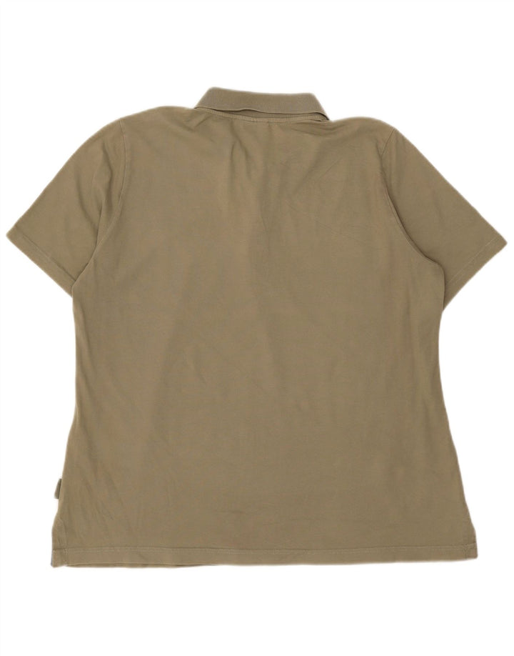 Champion Womens Polo Shirt UK 20 2XL Khaki