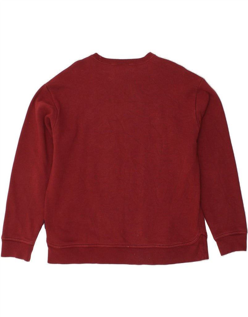 CHAMPION Mens Graphic Sweatshirt Jumper Small Burgundy Cotton Vintage Champion and Second-Hand Champion from Messina Hembry 