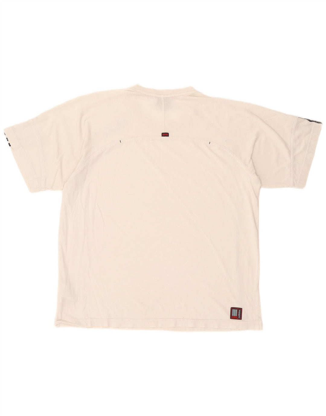 Adidas Mens T-Shirt Top XL White Cotton