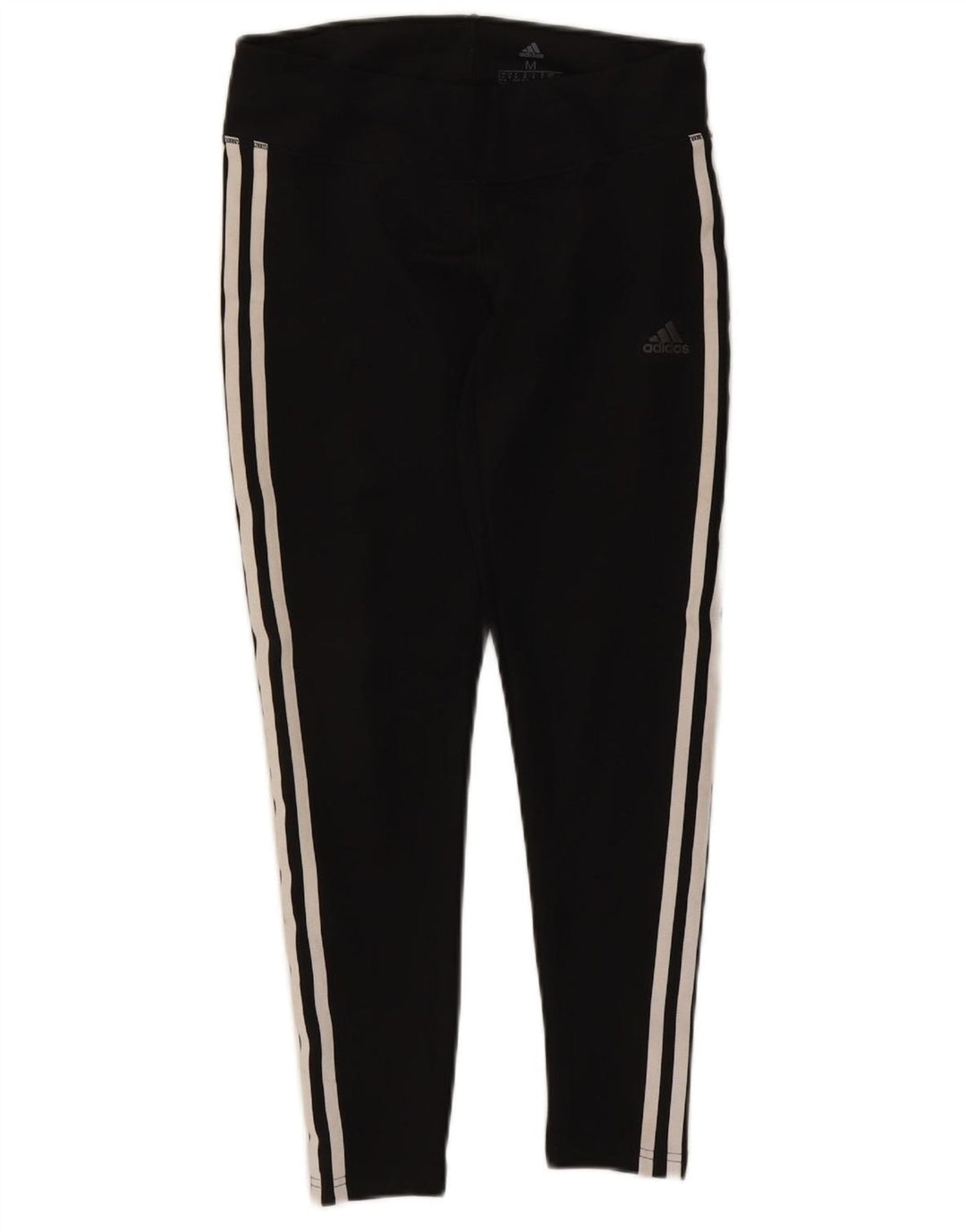 ADIDAS Womens Climalite Leggings UK 12/14 Medium  Black Polyester