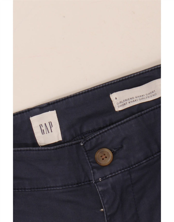 Gap Womens Girlfriend Chino Shorts US 4 Small W28  Navy Blue