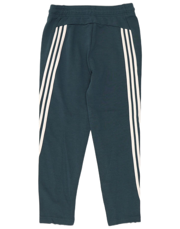 Adidas Girls Tracksuit Trousers 13-14 Years Green Cotton