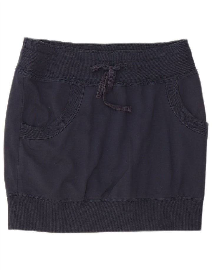 Benetton Womens Mini Skirt W32 Large Navy Blue