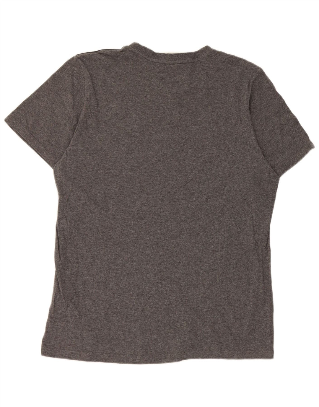 Adidas Mens T-Shirt Top Large Grey Cotton