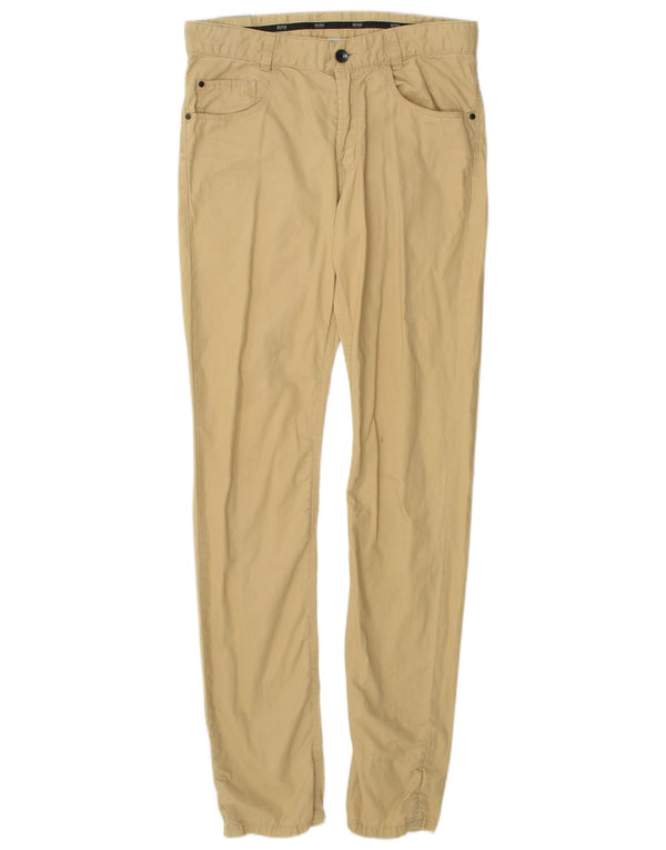 Hugo Boss Boys Slim Fit Casual Trousers 15-16 Years Medium W30 L34 Beige