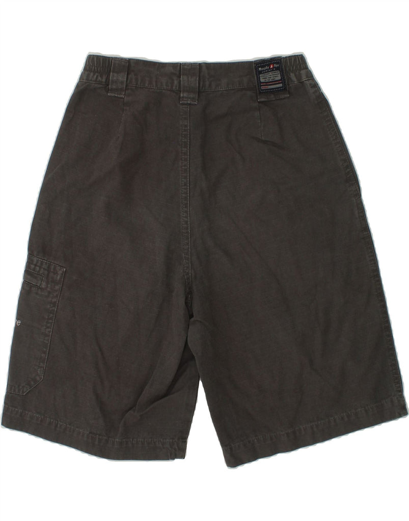 MURPHY & NYE Boys Graphic Cargo Shorts 7-8 Years W22  Grey Cotton | Vintage Murphy & Nye | Thrift | Second-Hand Murphy & Nye | Used Clothing | Messina Hembry 