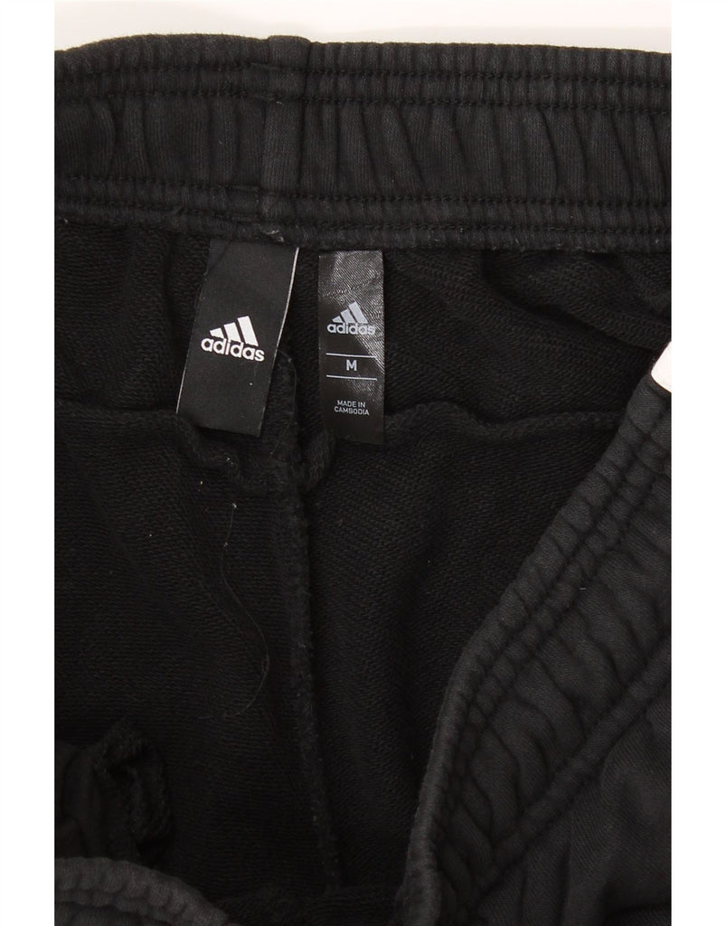 ADIDAS Womens Tracksuit Trousers UK 14 Medium Black Cotton Vintage Adidas and Second-Hand Adidas from Messina Hembry 