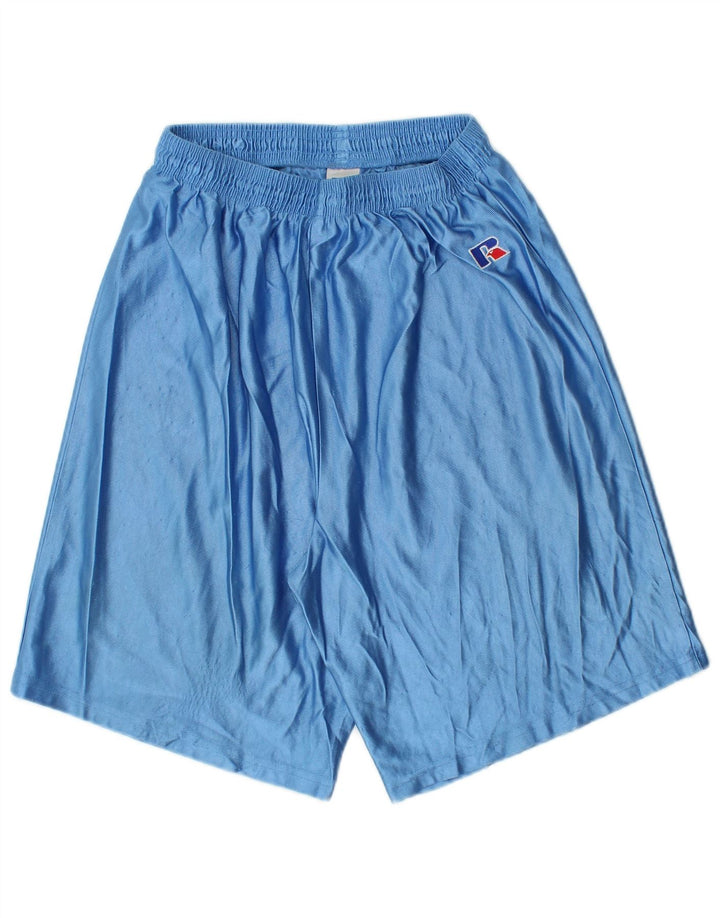 RUSSELL ATHLETIC Mens Sport Shorts Medium  Blue Polyester