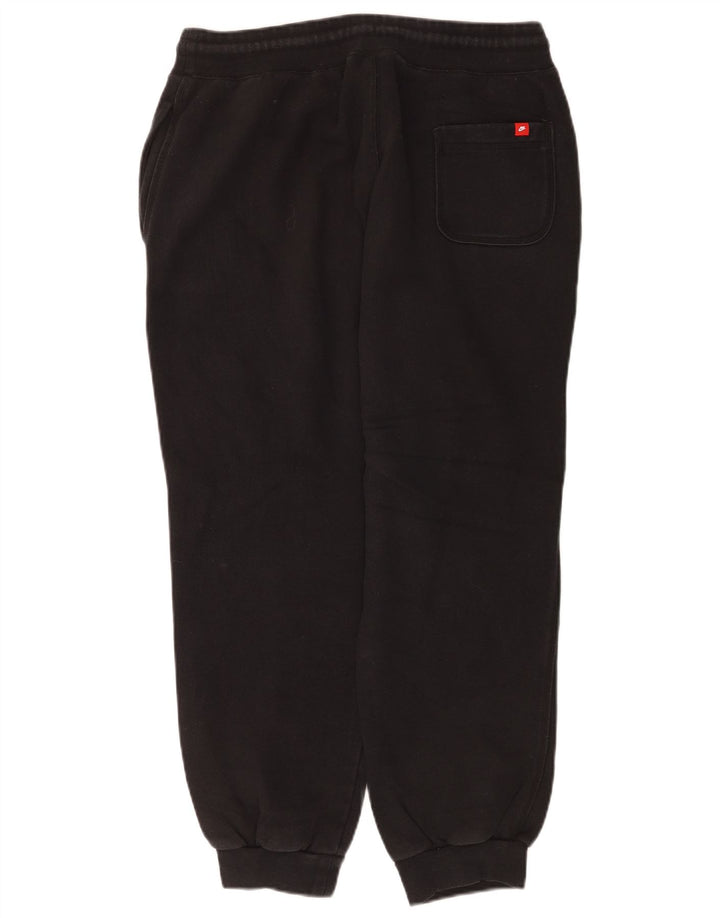Nike Mens Tracksuit Trousers Joggers Large  Black Cotton