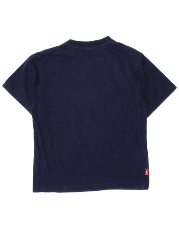 Reebok Boys Graphic T-Shirt Top 5-6 Years Navy Blue