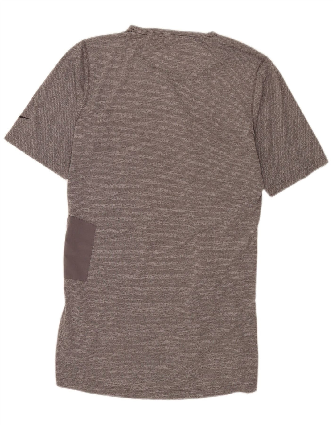 Nike Mens Dri Fit T-Shirt Top Medium Grey Polyester