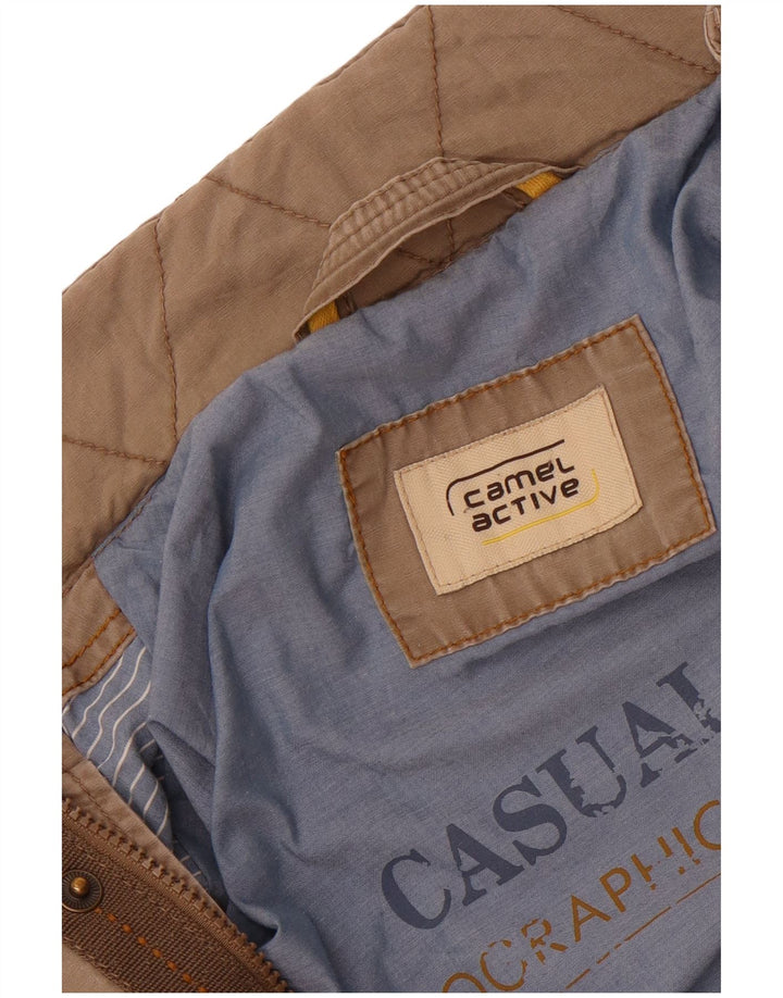 Camel Active Mens Utility Jacket UK 40 Large Beige Colourblock