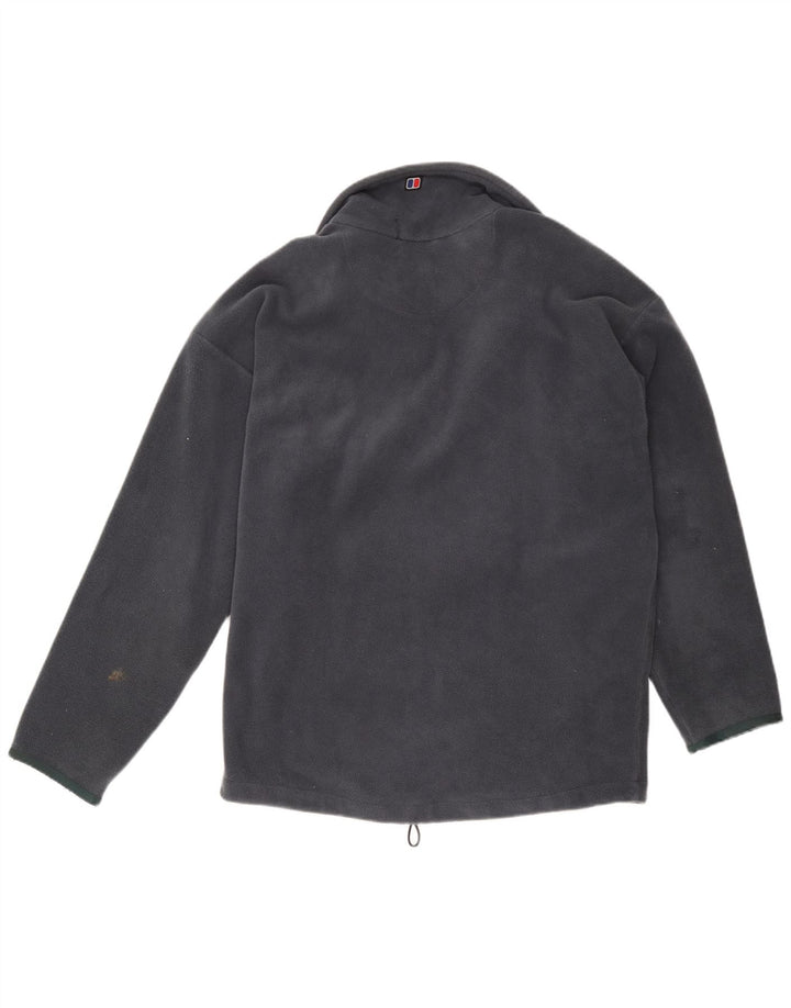 Berghaus Mens Fleece Jacket UK 40 Large Navy Blue Polyester