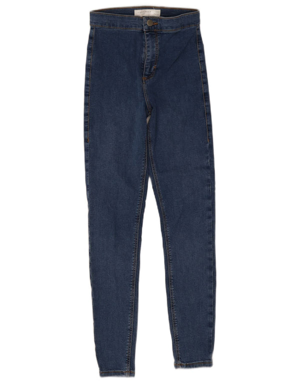 Topshop Womens Joni Jegging Jeans W25 L26 Blue Cotton