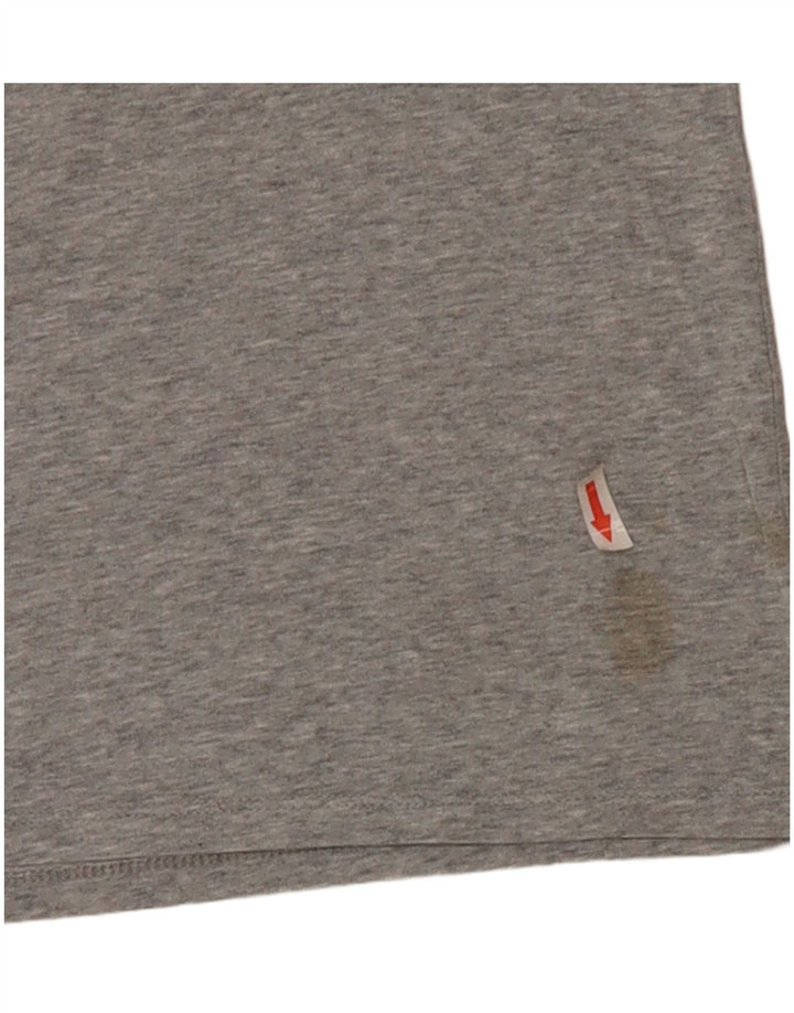 Nike Mens Dri Fit Graphic T-Shirt Top Small Grey Cotton