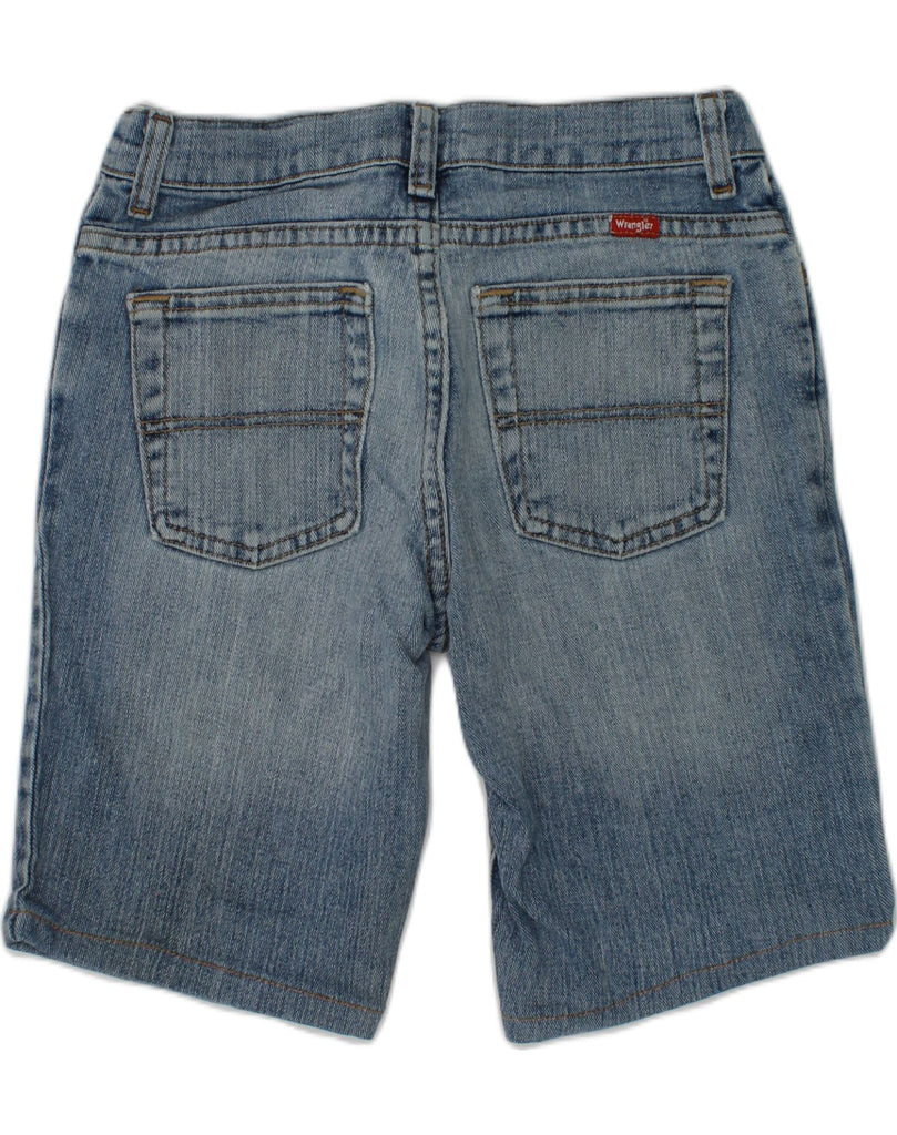 WRANGLER Boys Denim Shorts 11-12 Years W26 Blue Cotton | Vintage Wrangler | Thrift | Second-Hand Wrangler | Used Clothing | Messina Hembry 