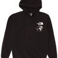 The North Face Mens Hoodie Jumper Small Black Cotton