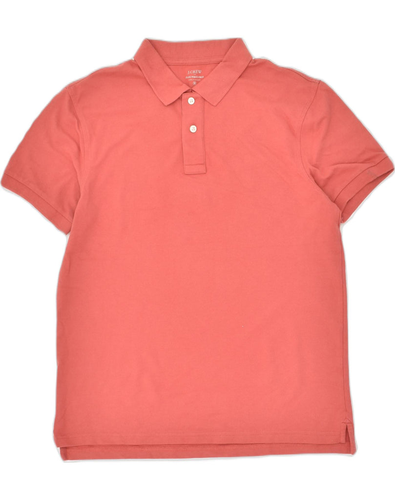 J. CREW Mens Polo Shirt Medium Red Cotton | Vintage J. Crew | Thrift | Second-Hand J. Crew | Used Clothing | Messina Hembry 