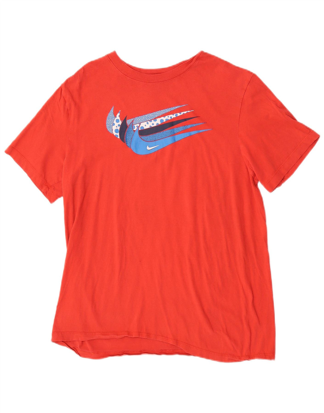 Nike Mens Graphic T-Shirt Top Medium Red Cotton