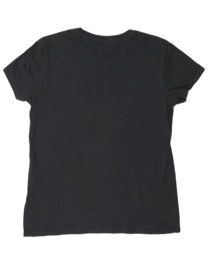 Levi's Womens Oversized Graphic T-Shirt Top UK 10 Small Black