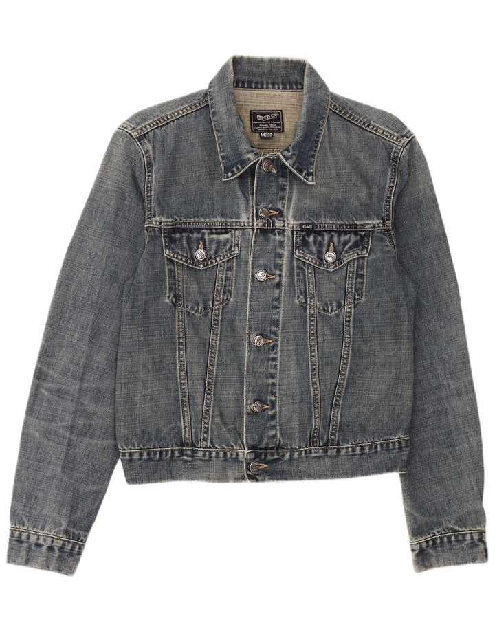 Gas Womens Denim Jacket UK 14 Medium Blue