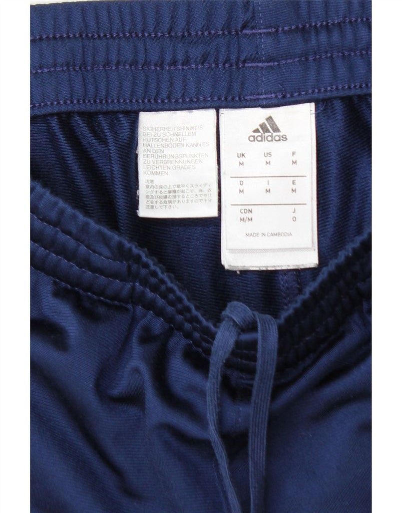ADIDAS Mens Tracksuit Trousers Joggers Medium  Navy Blue Polyester Vintage Adidas and Second-Hand Adidas from Messina Hembry 
