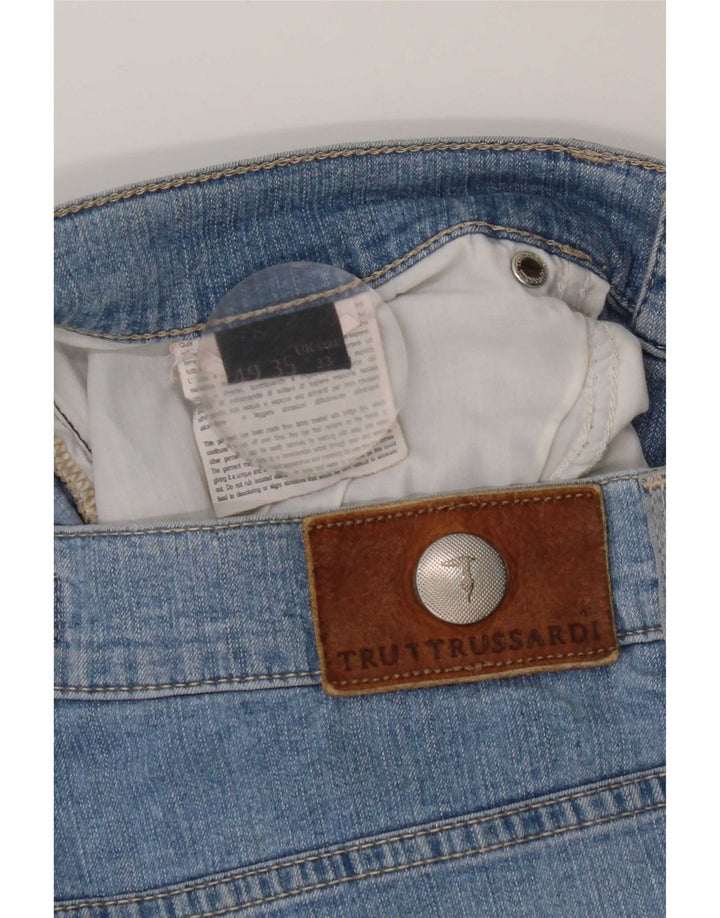 Trussardi Womens Cropped Jeans W33 L25 Blue