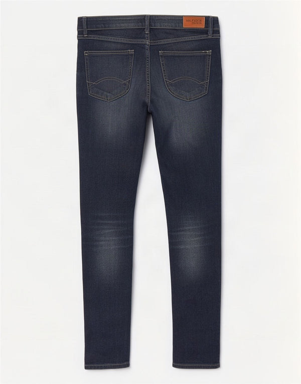 Tommy Hilfiger Womens Skinny Jeans W32 L30 Navy Blue Cotton