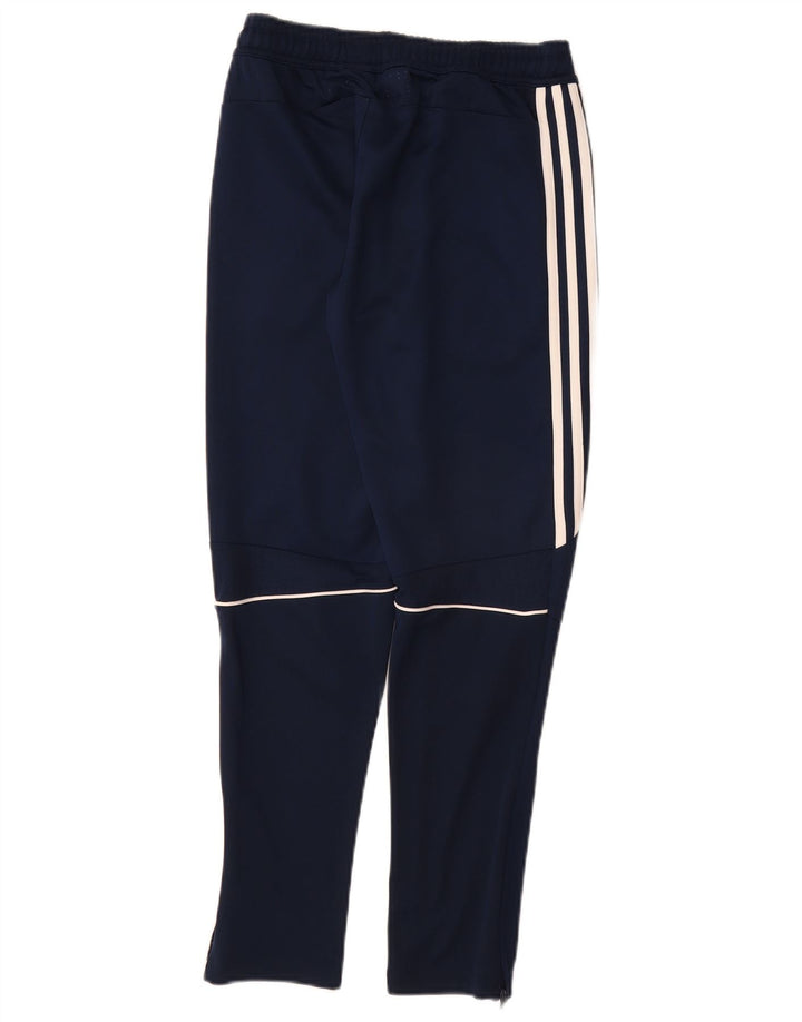 ADIDAS Boys Climacool Tracksuit Trousers 11-12 Years  Navy Blue Polyester