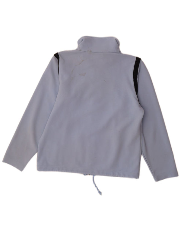 KAPPA Womens Tracksuit Top Jacket UK 14 Medium Blue Colourblock Polyester