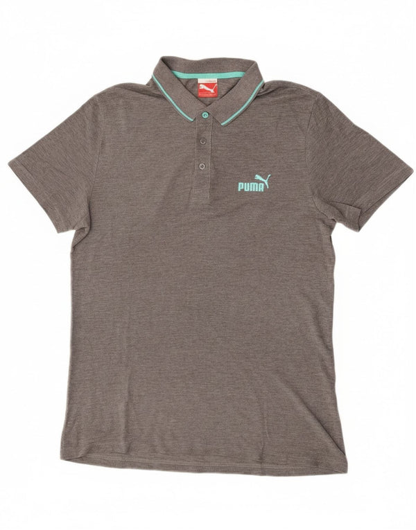 Puma Mens Polo Shirt Medium Grey