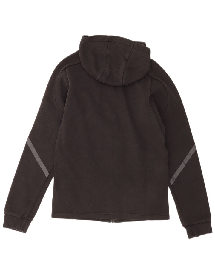 Adidas Mens Zip Hoodie Sweater Small Black Cotton