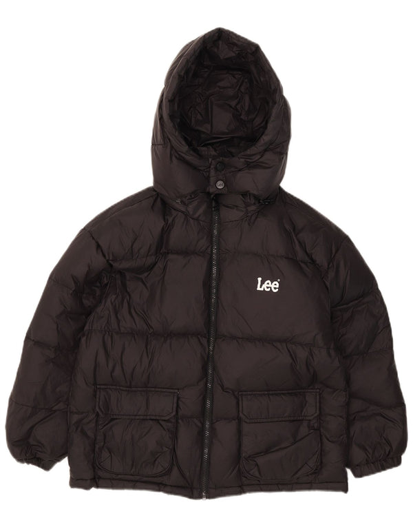 Lee Boys Hooded Padded Jacket 12-13 Years Black