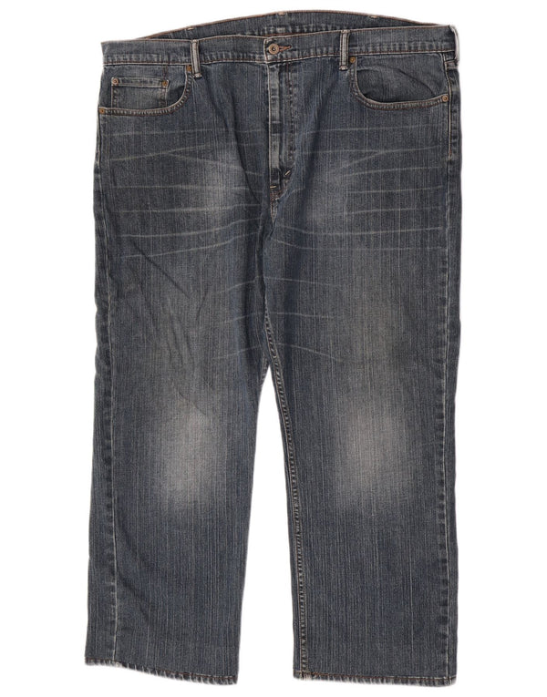 Levi's Mens 559 Relaxed Fit Straight Jeans W44 L27 Blue Cotton