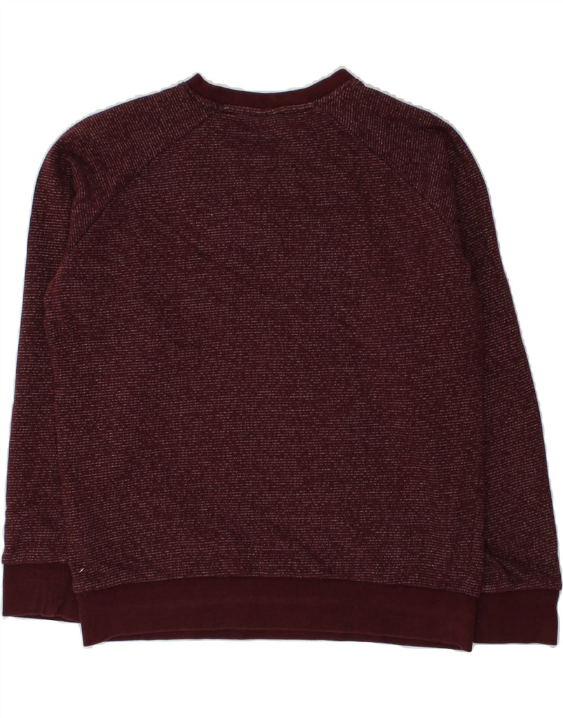 JACK & JONES Mens Sweatshirt Jumper Large Burgundy Flecked Cotton | Vintage Jack & Jones | Thrift | Second-Hand Jack & Jones | Used Clothing | Messina Hembry 