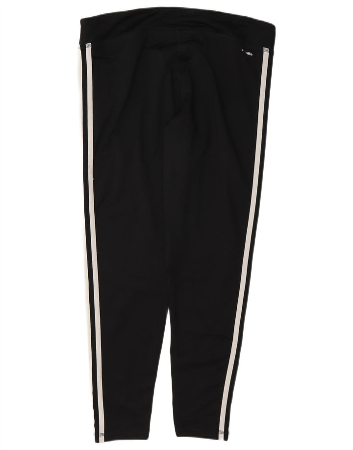 Adidas Womens Climalite Leggings UK 16/18 Large Black Polyester