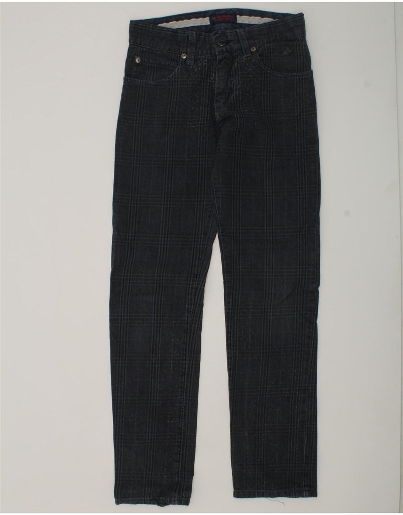 ROY ROGERS Boys Straight Casual Trousers 9-10 Years W26 L27 Grey Check | Vintage Roy Rogers | Thrift | Second-Hand Roy Rogers | Used Clothing | Messina Hembry 