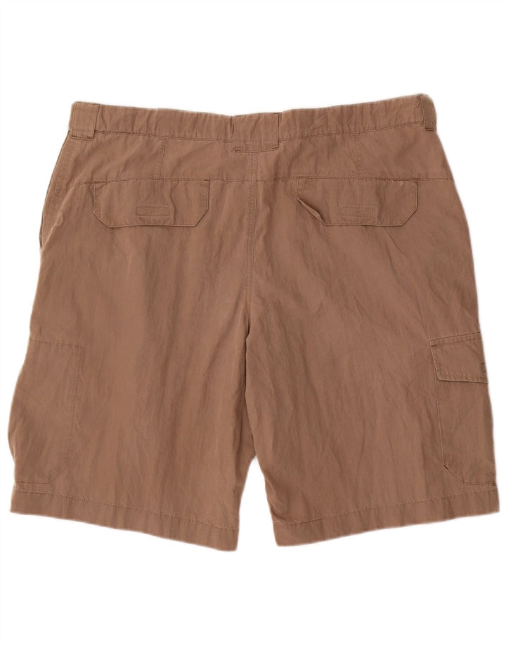 Marks & Spencer Mens Blue Harbour Cargo Shorts W38 XL Beige Cotton