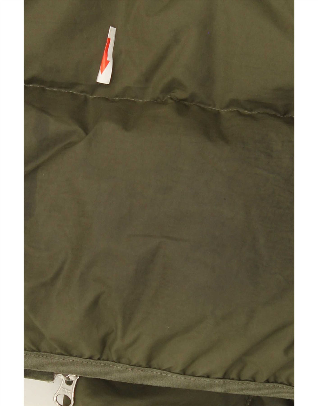 Nike Mens Hooded Padded Jacket UK 38 Medium Khaki Polyester