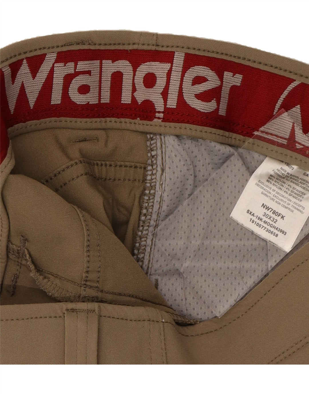 WRANGLER Mens Straight Cargo Trousers W30 L32 Grey Nylon Vintage Wrangler and Second-Hand Wrangler from Messina Hembry 
