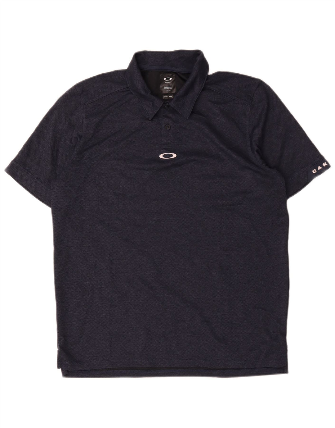 Oakley Mens Regular Fit Polo Shirt Large Navy Blue