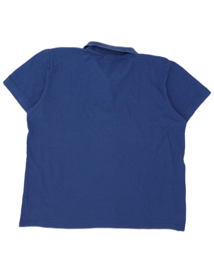 Kappa Mens Polo Shirt XL Blue Cotton